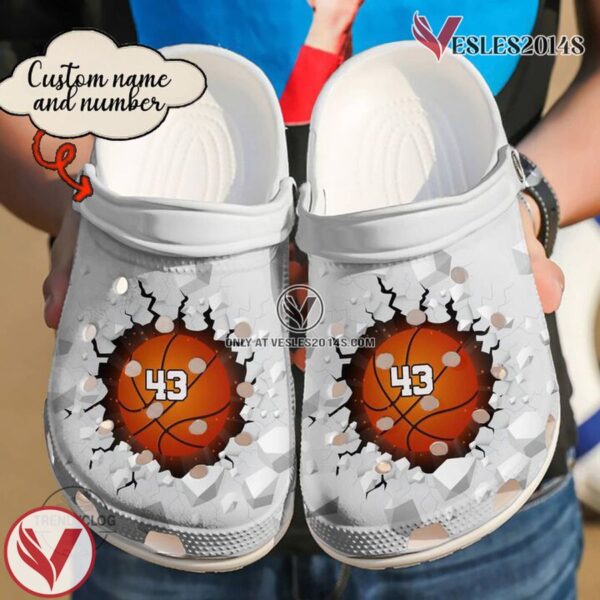 Basketball Basketball Personalized Crack Clog Shoes, Unique Gift From  Vesles2014S