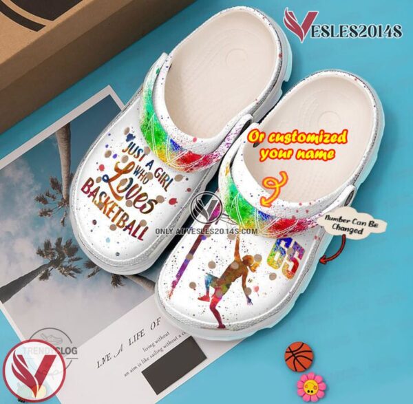 Basketball Basketball Personalized Just A Girl Who Loves Clog Shoes, Unique Gift From  Vesles2014S