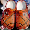 Basketball Basketball Personalized Leather Texture Clog Shoes, Unique Gift From  Vesles2014S