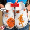 Basketball Basketball Personalized Passion White Clog Shoes, Unique Gift From  Vesles2014S