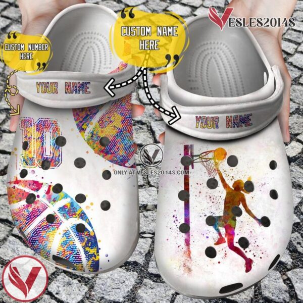 Basketball Basketball Personalized Player Clog Shoes, Unique Gift From  Vesles2014S