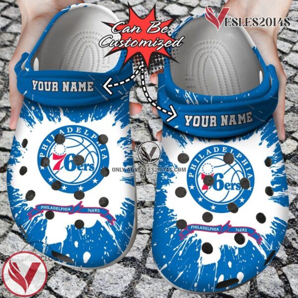 Basketball Personalized 76ers Clog Shoes Style 3, Unique Gift From  Vesles2014S
