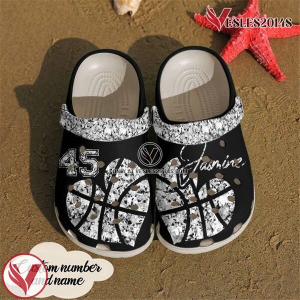 Basketball Personalized Diamond Classic Clogs Shoes Style 1, Unique Gift From  Vesles2014S