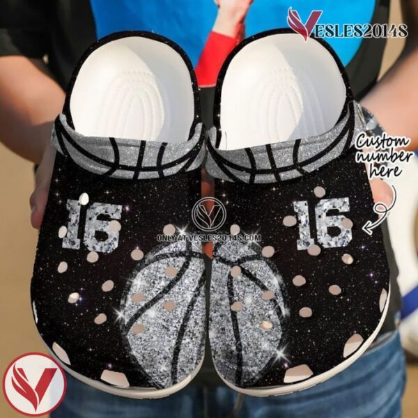 Basketball Personalized Diamond Classic Clogs Shoes Style 2, Unique Gift From  Vesles2014S