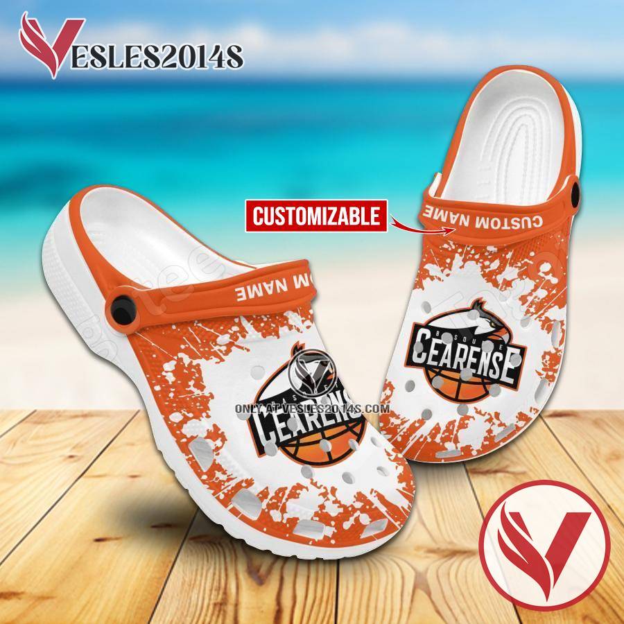 Basquete Cearense Custom Crocs Clogs, Unique Footwear For Fans