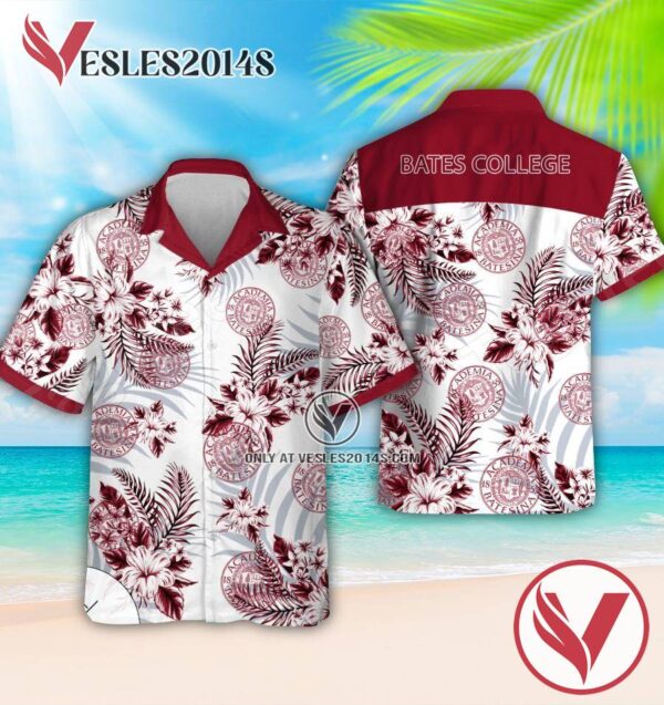 Bates College Logo Beach Shirts, Shorts, Perfect Gifts Idea In Holiday - Vesles2014S 1
