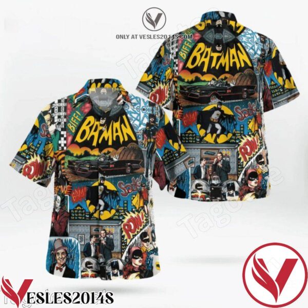 Batman Comical DC Hawaiian Shirt And Short, Unique Gifts For Friends - Vesles2014S 1