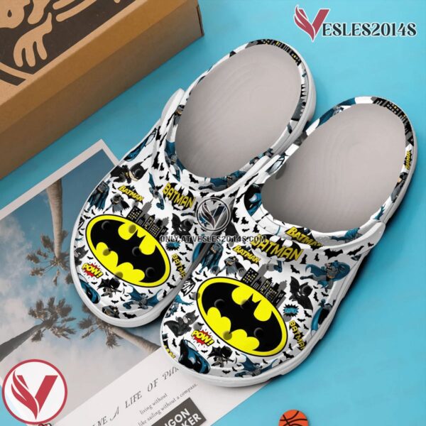Batman Pow Movie  WhiteCrocs Crocband Clogs Shoes Comfortable For Men Women and Kids - Vesles2014S 2
