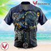 Batman Starry Dark Knight Hawaiian Button Up Shirt, Perfect Gifts For Anime Lovers - Vesles2014S