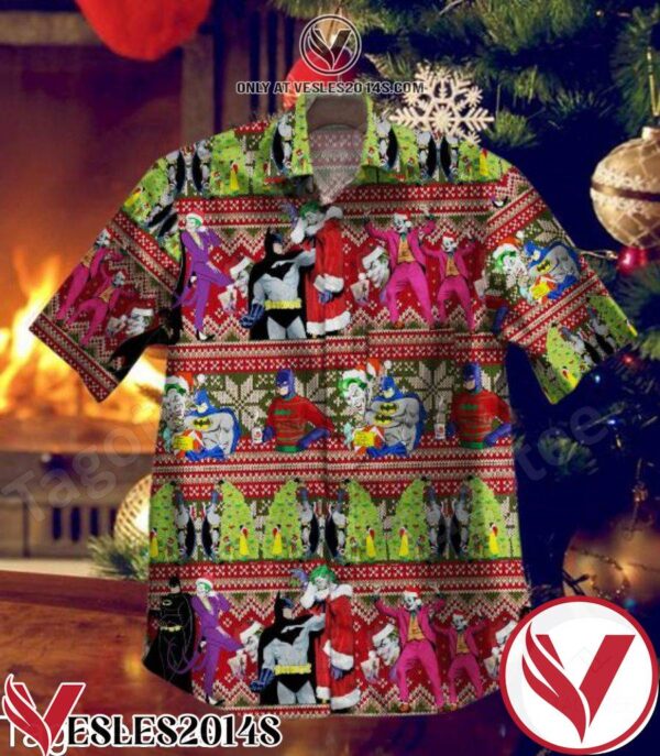 Batman The Animated Series Ugly Christmas Hawaiian Shirt, Unique Gifts For Friends - Vesles2014S 1