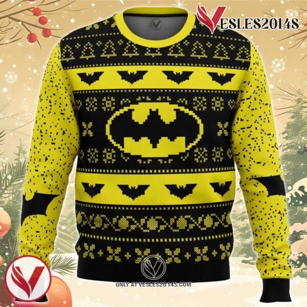 Batman Ugly Christmas Sweater, Unique Christmas Gift For Fans - Vesles2014S