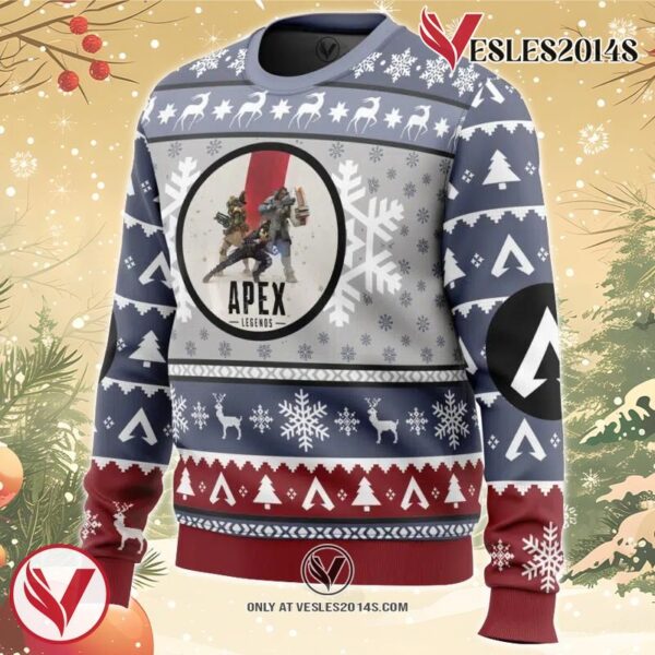 Battle Royale Apex Legends Ugly Christmas Sweater, Unique Christmas Gift For Fans - Vesles2014S 1