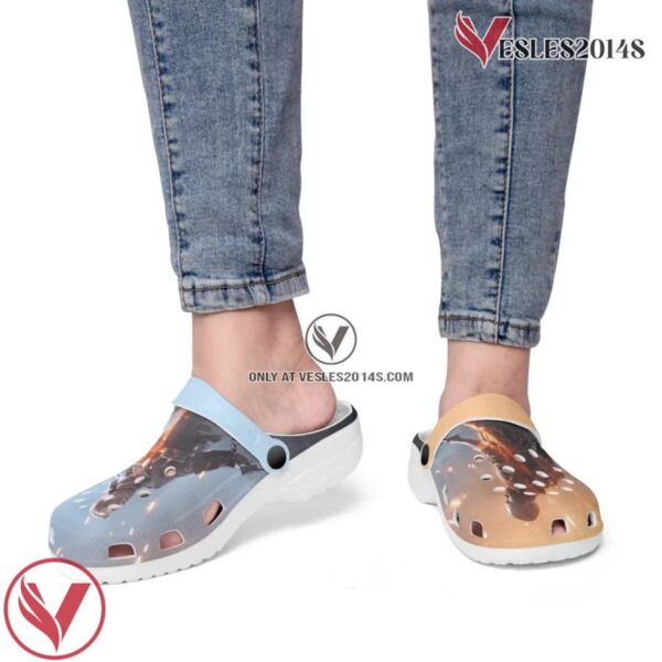 Battlefield Game Crocs Crocband Shoes Clogs Custom Name For Men Women and Kids, Unique Gift From  Vesles2014S 3