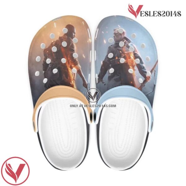 Battlefield Game Crocs Crocband Shoes Clogs Custom Name For Men Women and Kids, Unique Gift From  Vesles2014S
