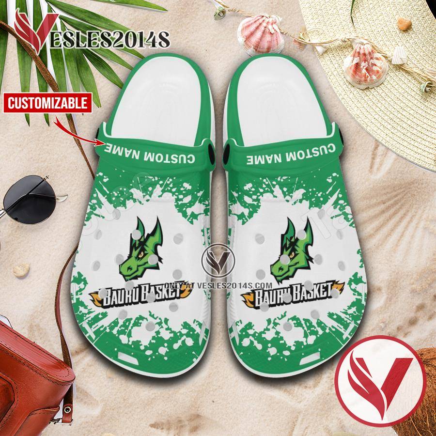 Bauru Basket Custom Crocs Clogs, Unique Footwear For Fans 1