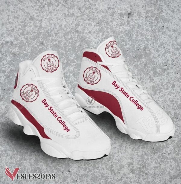 Bay State College Logo Air Jordan 13 Shoes, Best Sneaker Gifts For Fans - Vesles2014s