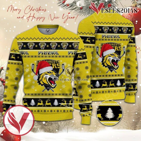 Bayreuth Tigers Sport Ugly Christmas Sweater, Unique Gifts For Fans - Vesles2014aS 1