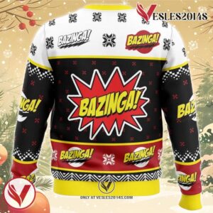 Bazinga The Big Bang Theory Ugly Christmas Sweater, Unique Christmas Gift For Fans - Vesles2014S 1