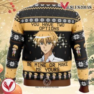 Be Mine Or Make Me Yours Maid Sama Ugly Christmas Sweater, Unique Christmas Gift For Fans - Vesles2014S 1
