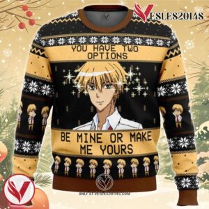 Be Mine Or Make Me Yours Maid Sama Ugly Christmas Sweater, Unique Christmas Gift For Fans - Vesles2014S