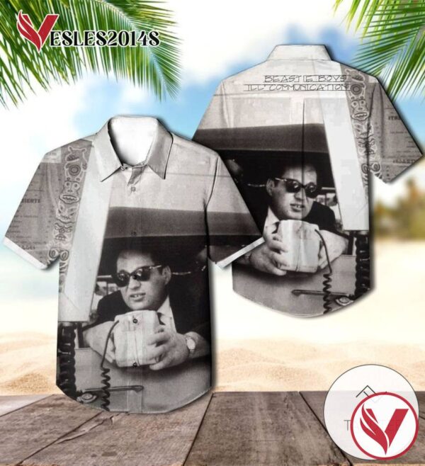 Beastie Boys Ill Communication Album Cover Hawaiian Shirt, Best Gift For Music Lovers Vesles2014S