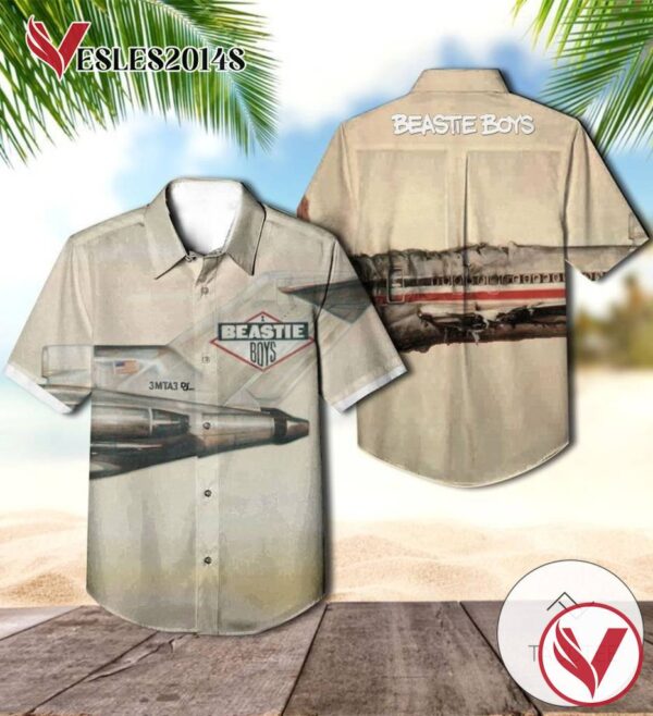 Beastie Boys Licensed To Ill Album Cover Hawaiian Shirt, Best Gift For Music Lovers Vesles2014S