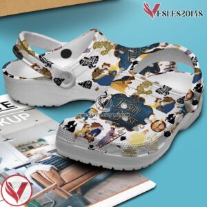 Beauty And The Beast Cartoon Crocs Crocband Clogs Shoes Comfortable For Men Women and Kids, Unique Gift From  Vesles2014S 3
