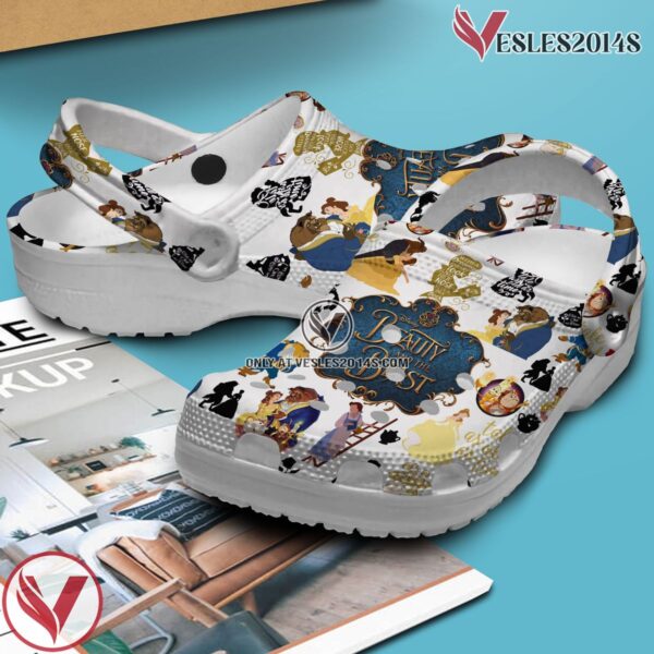 Beauty And The Beast Cartoon Crocs Crocband Clogs Shoes Comfortable For Men Women and Kids, Unique Gift From  Vesles2014S 3