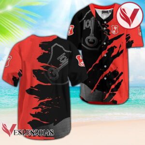 Beck's Beer Metal Crack Pattern Baseball Jersey, Perfect Gifts For Fans - Vesles2014S