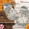 Bee Floral Cute Croc Shoes Gift Mother Day- Bee Kind Grandma Shoes Croc Clogs, Unique Gift From  Vesles2014S