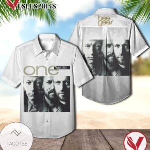 Bee Gees One Album Cover Hawaiian Shirt, Best Gift For Music Lovers Vesles2014S