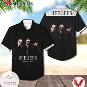 Bee Gees One Night Only Album Cover Hawaiian Shirt, Best Gift For Music Lovers Vesles2014S