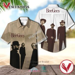 Bee Gees Still Waters 1997 Casual Hawaiian Shirt, Best Gifts For Summer Vesles2014S