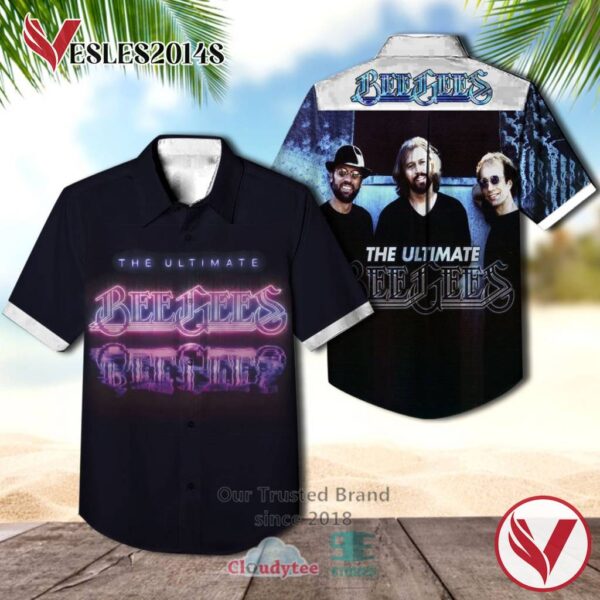 Bee Gees The Ultimate Album Hawaiian Casual Shirt, Best Gift For Music Lovers Vesles2014S