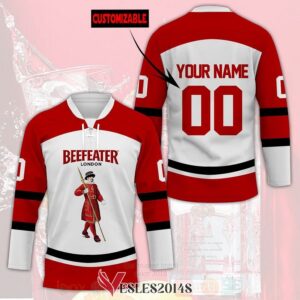 Beefeater Gin Personalized Hockey Jersey Shirt, Trending Gifts For Fans - Vesles2014s
