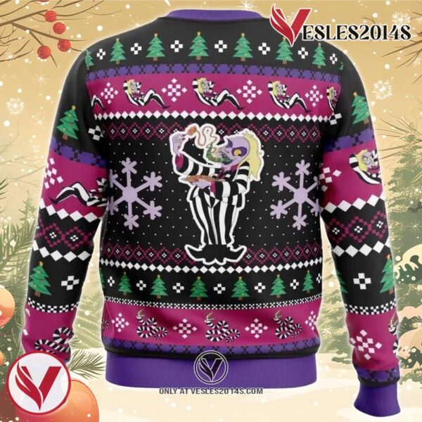 Beetleguise Beetlejuice Ugly Christmas Sweater, Unique Christmas Gift For Fans - Vesles2014S 1