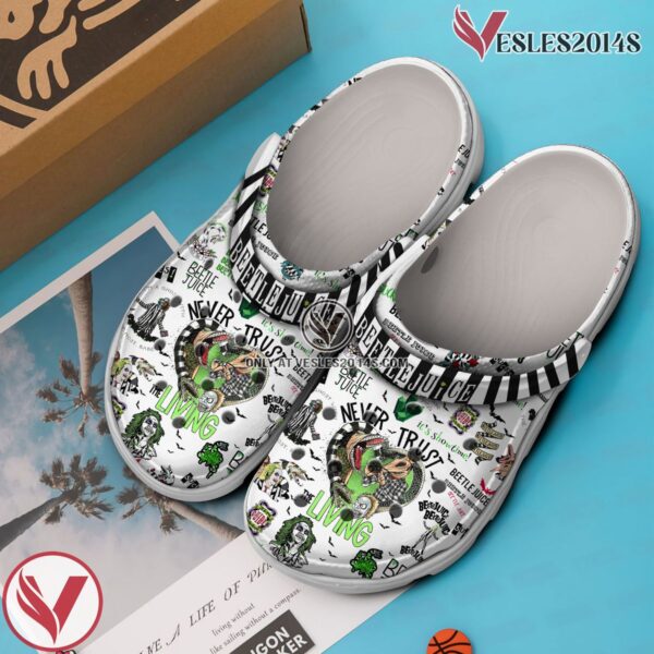 Beetlejuice Movie Crocs Crocband Clogs Shoes Comfortable For Men Women and Kids Style 1 - Vesles2014S 3
