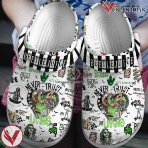 Beetlejuice Movie Crocs Crocband Clogs Shoes Comfortable For Men Women and Kids Style 1 - Vesles2014S