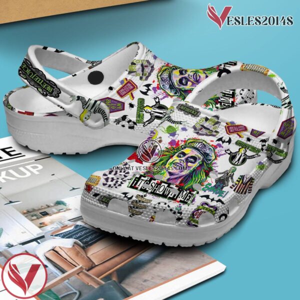 Beetlejuice Movie Crocs Crocband Clogs Shoes Comfortable For Men Women and Kids Style 2 - Vesles2014S 2