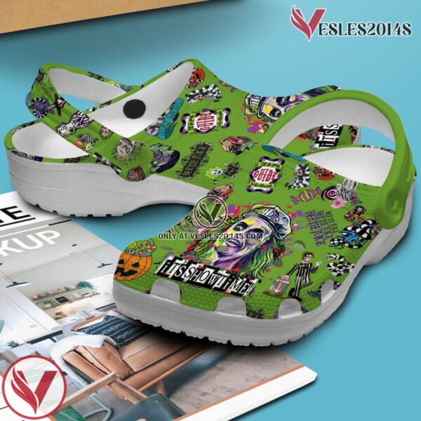 Beetlejuice Movie Crocs Crocband Clogs Shoes Comfortable For Men Women and Kids Style 3 - Vesles2014S 2
