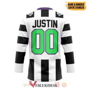 Beetlejuice Sandworm Custom Hockey Jersey, Trending Gifts For Fans - Vesles2014s 1