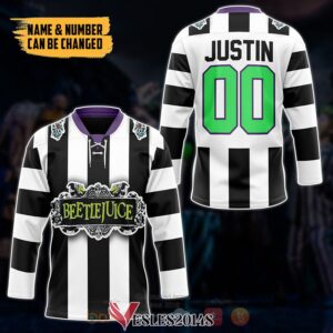 Beetlejuice Sandworm Custom Hockey Jersey, Trending Gifts For Fans - Vesles2014s 2