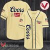 Beige Coors Banquet Beer Baseball Jersey, Perfect Gifts For Fans - Vesles2014S