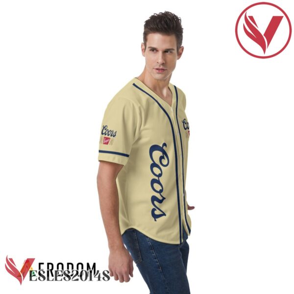 Beige Coors Banquet Beer Baseball Jersey, Perfect Gifts For Fans - Vesles2014S 6