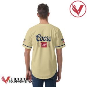 Beige Coors Banquet Beer Baseball Jersey, Perfect Gifts For Fans - Vesles2014S 7