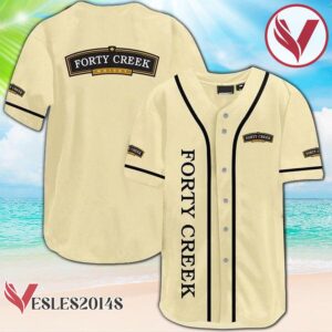 Beige Forty Creek Baseball Jersey, Perfect Gifts For Fans - Vesles2014S