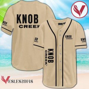 Beige Knob Creek Baseball Jersey, Perfect Gifts For Fans - Vesles2014S