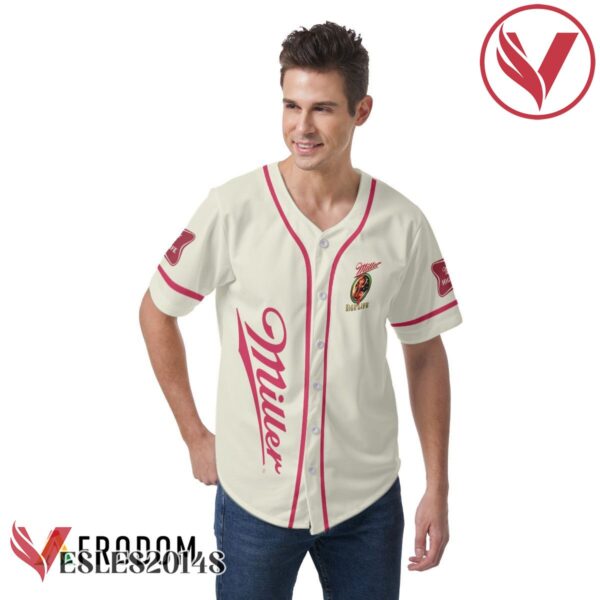 Beige Miller High Life Baseball Jersey, Perfect Gifts For Fans - Vesles2014S 2