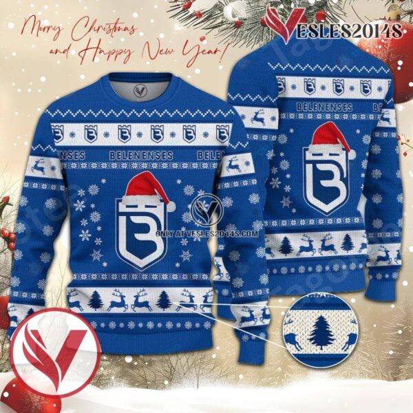 Belenenses SAD Sport Ugly Christmas Sweater, Unique Gifts For Fans - Vesles2014aS 1