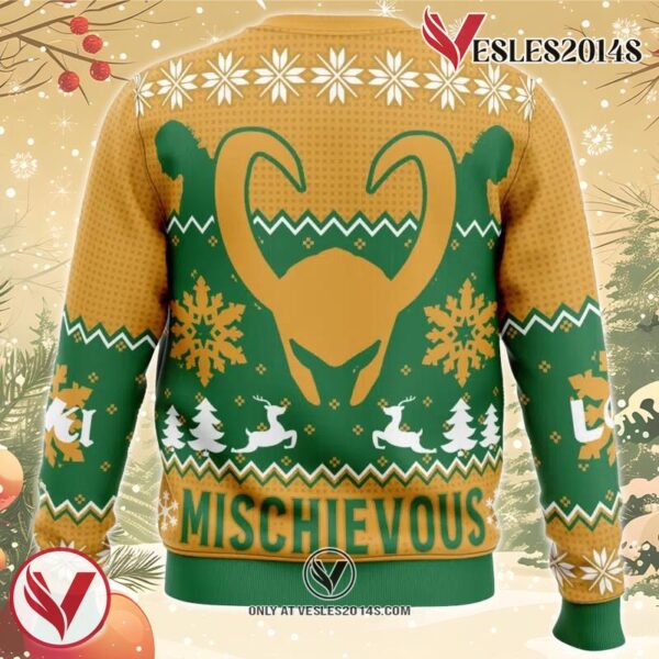 Believe Loki Marvel Ugly Christmas Sweater, Unique Christmas Gift For Fans - Vesles2014S 3